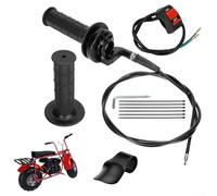 Motorcycle Throttle Kit for 50CC to 250CC For Mini Bikes Including Throttle Cable On Off Kill Switch Throttle Housing Clamp