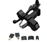 Motorcycle Throttle Lock, Universal Heavy Duty Motorcycle Grip Handlebar Lock Fit for Motorbike Sports Bikes Scooter Mopeds ATVs Black