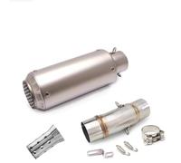 Motorcycle Tips Mid Link Pipe Stainless Steel Muffler Slip On For CFMOTO 450SR 450NK 450SS 2022-2025 Modification Parts(Style 3)