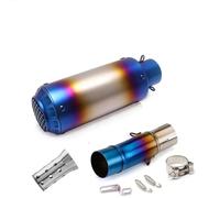 Motorcycle Tips Mid Link Pipe Stainless Steel Muffler Slip On For CFMOTO 450SR 450NK 450SS 2022-2025 Modification Parts(Style 5)