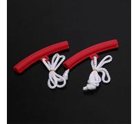 Motorcycle Tire Rim For Edge Protector Tool Set - 2-Pack Plastic Wheel Rim Protectors with 330mm Connecting Cord, Red, for Safe Tire Installation & Rem