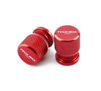Motorcycle tire valve caps For TMAX 560 Techmax T-max 560 Tech Max Tmax Motorcycle CNC Wheel Tire Parts Valve Stem Caps Cover(Red)