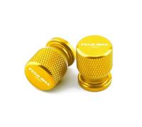 Motorcycle tire valve caps For TMAX 560 Techmax T-max 560 Tech Max Tmax Motorcycle CNC Wheel Tire Parts Valve Stem Caps Cover(Glod)