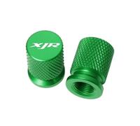 Motorcycle tire valve caps For XJR1300 XJR1200 XJR 1200 1300 1995-2016 2015 2014 2013 CNC Tyre Valve Air Port Stem Caps Cover Motorcycle Accessories(Green)