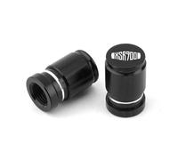 Motorcycle tire valve caps For XSR900 XSR700 XSR 700 900 All Year Motorcycle Top-grade CNC Accessories Wheel Tire Valve Caps Airtight Covers(Black)