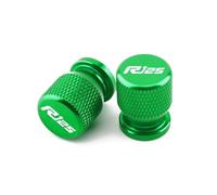 Motorcycle tire valve caps For YZF R1 R3 R25 R6 R125 2013-2021 Motorcycle CNC Aluminum Wheel Tire Parts Valve Stem Caps Cover(Green)