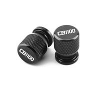 Motorcycle tire valve caps Para Hon@&da CB1100 RS Edición Final 2020-2022 Motocicleta CNC Accesorios De Aluminio Tapas De Válvula De Neumático Cubierta De Puerto De Aire(Black)
