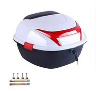 Motorcycle Tour Tail Box, KIMISS Trunk Luggage Top Lock Storage Rear Box Helmet Luggage Storage Top Case Large Capacity Universal for Electromobile (Large)