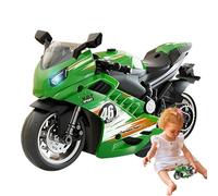 Motorcycle Toy - Sound And Light Motorcycle | ABS Simulation Motorbike Model With Headlight & Engine Sound Effects | Mini Racing Bike Toy For Kids Learning, Creative Play