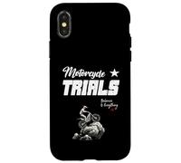 MOTORCYCLE TRIALS BALANCE IS EVERYTHING motorsport trial fan Case for iPhone X/XS