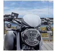 Motorcycle Trident660 Headlight Cover Windshield Windscreen Flyscreen Front Fairing, ABS Head Light Headlamp Guard Wind Deflectors Protector for Trident 660 2021 2022 2023 (Carbon Look)