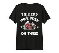Motorcycle Trike Trikers Ride on Three Trikin 3 Wheeler Premium T-Shirt