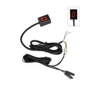 Motorcycle Trip Indicator Gear Meter Universal Motorcycle 6 Speed Digital Gear Indicator Motorcycle Display Shift Lever Sensor Gear Indicator Digital Meter