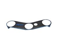 Motorcycle Triple Tree Top Clamp Upper Front End Decals 3D Logo Soft Plastic Protector Pad Sticker for R6 YZFR6 2006-2016 (Color : Blue Sticker)