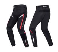 Motorcycle Trousers for Men Armoured, Mens Motorbike Pants Breathable Windproof Wear Resistant with Removable Cotton Lining for Motorcycle, MTB, Dirt Bike Racing Protection,Black,XXL