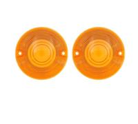 Motorcycle Turn Siganl Lamp Indicator Lens Light Cover Smoke/Clear/Red/Orange 2PCS For Ha&rley Softail Touring Road King FLTR FLH Indicators Lamps