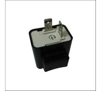 Motorcycle Turn Signal Flasher Relay 12v 2 Pin Adjustable For Frequency Indicator Light Module For Led And Halogen Bulbs Long Lasting Abs Housing Compact Size Easy Installation Black Finish