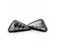 Motorcycle Turn Signal Light 2Pcs Motorcycle Led Turn Signals Smoke Triangle Light Flush Mount Lights Indicator