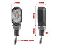 motorcycle turn signal light For H&yosung 12V 10mm Motorcycle Blinker Indicator Lamp Moto Front Rear Turn Signal Lights Light Indicators(4 Pcs)