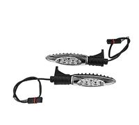 Motorcycle Turn Signal Lights, Akozon Motorcycle Front LED Turn Signal Indicator Light, 2pcs Turn Signal LED Lights Front LED Side Marker DC12V for R1200GS ADV