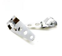 Motorcycle Turn Signal Modification Bracket, Headlight Bracket, Front Fork Shock Absorber Headlight Bracket Light Tube Clamp(Silver)