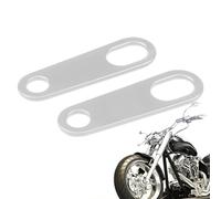 Motorcycle Turn Signal Mount - 2PCS Indicator Relocation Holder, Shock Mount | Easy Installation Metal Brackets, Modified Motorcycle Rear Turn Signal Lamp Holder for Bikes (Black, Silver)