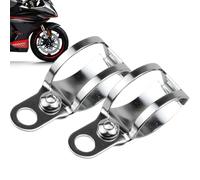 Motorcycle Turn Signal Mount - Fork Clamp Lamp 3.15 X 1.18 X 1.3 Inch Indicator & Adjustable Projector | Universal Motorcycle Lamp For