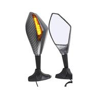 Motorcycle Turn Signal Rear View Side Mirror For Suzuki GSXR 600 1000 1100 GSF 600S 1200 1200S For Hayabusa For Bandit Motorcycle side mirrors(Carbon)