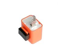 Motorcycle Turn Signal Relay 12V ABS Waterproof | Adjustable beep volume, 50-200 flashes/min, fixes for hyper- for flash, 12V system compatible, reliable signaling