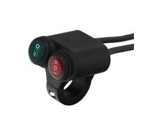 Motorcycle Turn Signal Switch Motorcycle Handlebar Switch 2 Control Button In 1 Motorbike 22mm 7/8" Bar Refit Switches ON/OFF Indicator Ignition Terminate Switch Button