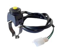 Motorcycle Turn Signal Switch Motorcycle Start And Kill Switch NO/OFF Horn Button Commonly Open Electrical Converter Push Button Ignition Start Handlebar Switch