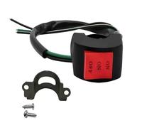 Motorcycle Turn Signal Switch Universal Motorcycle Handlebar Flameout Switch ON OFF Button For Moto Motor ATVs Bike12V/10A Black Start Ignition Switch Controller