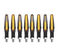 Motorcycle Turn Signals Light Amber Flasher Flowing Water Built Relay 10MM For CBR1000RR CB300R CBR300R CB150R