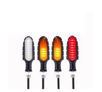 Motorcycle Turn Signals Lights Built Relay Flasher Motorcycle 16LED Flowing Blinker 12V 10mm Moto Indicator Turn Signal Turn Signals
