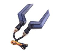 Motorcycle Turning Indicators 12V 2 for Pcs Universal Motorcycle Flasher LED Turn for Signal Lights Amber Blinker Blue DRL Indicator Lamp M10 3 Wires