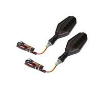 Motorcycle Turning Indicators 2Pcs Motorcycle Universal Turn for Signal Light LED Amber White Indicator Driving Lamp Water Flowing Blinker