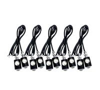 Motorcycle TurnSignals Indicators 2/4/10X Motorcycle Led Daytime Running Light Turn Signal Plate Tail Brake Side Indicator Lamp Installation Accessories