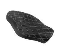 Motorcycle Two Up Seats Single Saddle Two-up Seat Motorcycle Black Sofa Rear Cushion Driver & Passenger For Tour For Sportster 883 For Iron XL1200 04-15