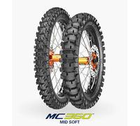 Metzeler Mc360™ Mid Hard 64m Tt Off-road Rear Tire Silver 110 / 100 / R18