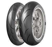 Dunlop Sportsmart Tt 54h Tl Sports-touring Tire Black 110 / 70 / R17