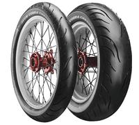 TYRE PAIR AVON MT90-16 COBRA CHROME AV91 + 150/90-15 COBRA CHROME AV92