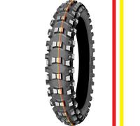 Mitas Terra Force-MX SM ( 100/90-19 TT 57M Rear wheel, Compound SOFT Medium, NHS, red & gelb )