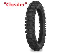 Motorcycle Tyre Shinko 525 MX MidSoft 120/100 -18 NHS TT Rear Cheater