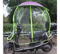 Motorcycle Umbrella Mobility Sun ShadeMotorcycle Sunshade Cover - Fully Enclosed Waterproof Canopy for Mobility Scooters - Fold-Away Design Universal Fit Accessory