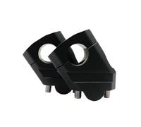 Motorcycle Universal 28mm 1 1/8" 22mm 7/8" Handlebar Riser Bar Mount Handle Clamp For NC750X CB500X(28mm Black)