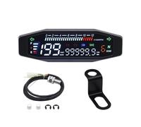 Motorcycle Universal Accessories Speedometer 12000 RPM Digital Tachometer Odometer Oil Gauge Instrument Panel(Type N)