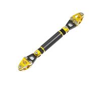 Motorcycle Universal Balance Bar 22mm Cross Length Adjustable Handlebar Extender Extension Lever Handlebar Drag Bar(Yellow)