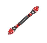 Motorcycle Universal Balance Bar 22mm Cross Length Adjustable Handlebar Extender Extension Lever Handlebar Drag Bar(Red)