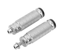 Motorcycle Universal CNC Foot Pegs Rear Set Rests Racing Pedal Universal Motorbike Foot Pegs(Silver)