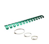 Motorcycle Universal Heat Shield Off-road Vehicle Exhaust Protection Cover Keel Exhaust Pipe Protection Heat Shield Motorcycle Exhaust Cover(Green)